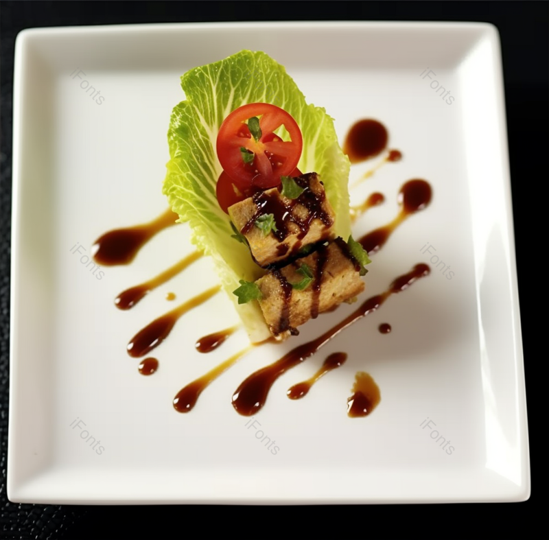 美味菜品蔬菜肉类摆盘实拍摄影图,高清,摄影图,摄影图片,图片大全,摄影图免费下载
